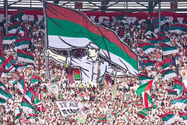 FCA fans in the match FC AUGSBURG - SC FREIBURG 0-4 1.German Football League on Aug 06, 2022 in Augsburg, Germany. Season 2022 2023, matchday 1, 1.Bundesliga, FCB, Munich, 1.Spieltag