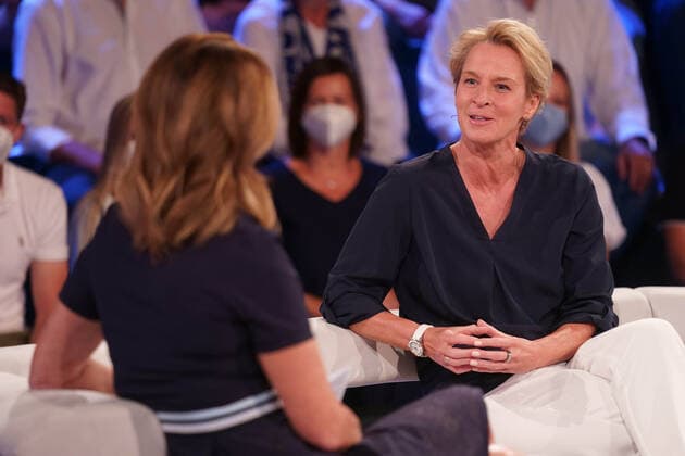 Sport Themen der Woche KW31 Sport Bilder des Tages KATRIN MUELLER-HOHENSTEIN, MARTINA VOSS-TECKLENBURG DAS AKTUELLE SPORTSTUDIO ZDF MAINZ *** KATRIN MUELLER HOHENSTEIN, MARTINA VOSS TECKLENBURG DAS AKTUELLE SPORTSTUDIO ZDF MAINZ 