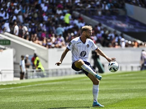 Mikkel Puggard (tfc) FOOTBALL : Toulouse vs Nice - 1ere Journee du Championnat de Ligue1 UBEREATS - Toulouse - 07 08 2022 ThierryBreton Panoramic 