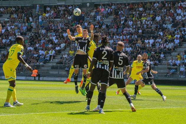 Pierrick Capelle (ANGERS SCO) FOOTBALL : Angers SCO vs FC Nantes - Ligue 1 - JournÃ e 1- 07 08 2022 BaptisteAutissier Panoramic 