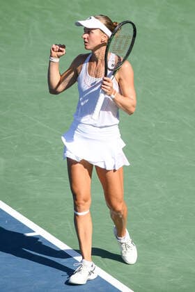August 7, 2022, Washington, D.C, U.S: LIUDMILLA SAMSONOVA reacts after winning the Citi Open womenÃ¢â‚¬â ¢s final against Kaia Kanepi at the Rock Creek Tennis Center. Washington U.S. - ZUMAg196 20220807_zap_g196_004 Copyright: xKylexGustafsonx