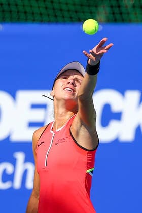 Polish Open Magda Linette (POL) during the ITF Women s World Tennis Tour in Kozerki, Poland, on August 7, 2022. Kozerki Poland  Copyright: xFotoxOlimpikx originalFilename:jastrzebowski-polishop220807_npJhD.jpg