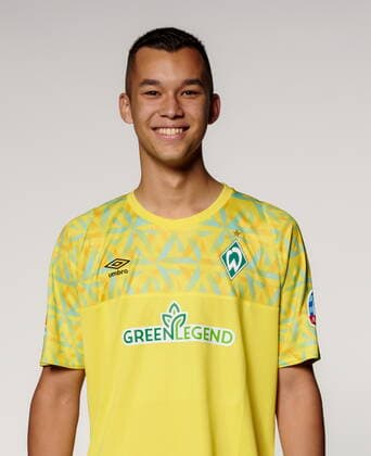 offizieller Portraittermin SV Werder Bremen 2022 2023 Mio Backhaus (SV Werder Bremen U23 37); 20.06.2022, wohninvest Weserstadion, Bremen, offizieller Portraittermin SV Werder Bremen 2022 2023 im Bild picture shows