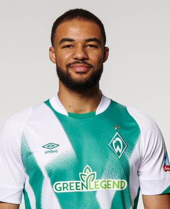 offizieller Portraittermin SV Werder Bremen 2022 2023 Jean Manuel Mbom (Werder Bremen 34); 24.06.2022, wohninvest Weserstadion, Bremen, offizieller Portraittermin SV Werder Bremen 2022 2023 im Bild picture shows
