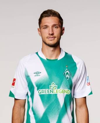 offizieller Portraittermin SV Werder Bremen 2022 2023 Niklas Stark (Werder Bremen 04); 28.06.2022, wohninvest Weserstadion, Bremen, offizieller Portraittermin SV Werder Bremen 2022 2023 im Bild picture shows
