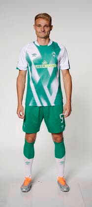 offizieller Portraittermin SV Werder Bremen 2022 2023 Amos Pieper (Werder Bremen 05); 20.06.2022, wohninvest Weserstadion, Bremen, offizieller Portraittermin SV Werder Bremen 2022 2023 im Bild picture shows