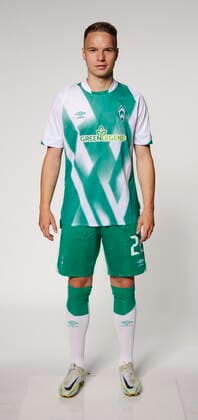 offizieller Portraittermin SV Werder Bremen 2022 2023 Niklas Schmidt (Werder Bremen 22); 20.06.2022, wohninvest Weserstadion, Bremen, offizieller Portraittermin SV Werder Bremen 2022 2023 im Bild picture shows