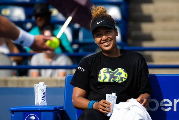 August 7, 2022, TORONTO, CANADA: Naomi Osaka of Japan during practice ahead of the 2022 National Bank Open WTA, Tennis Damen 1000 tennis tournament TORONTO CANADA - ZUMAa181 20220807_zaa_a181_052 Copyright: xRobxPrangex