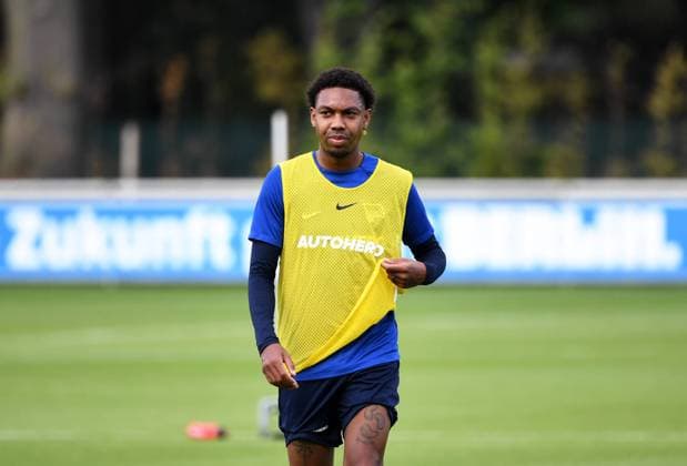 Fussball, Herren, Saison 2022 2023, 1. Bundesliga, Hertha BSC, Training, Jean-Paul Boetius (BoÃ«tius, Hertha BSC), 09.08. 2022, *** Football, men, season 2022 2023, 1 Bundesliga, Hertha BSC, training, Jean Paul Boetius BoÃ tius, Hertha BSC , 09 08 2022, Copyright: xSebastianxRäppold MatthiasxKochx