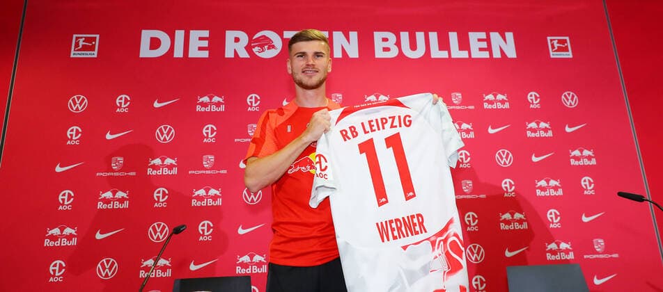Sport Themen der Woche KW32 Sport Bilder des Tages RB Leipzig - Timo Werner 10.08.2022 Leipzig, 10.08.2022, RBL Fussballakademie, Fussball, 1. Bundesliga , RB Leipzig - Pressekonferenz , Im Bild: Timo Werner, Neuzugang Rückkehrer von FC Chelsea. , *** RB Leipzig Timo Werner 10 08 2022 Leipzig, 10 08 2022, RBL football academy, football, 1 Bundesliga , RB Leipzig press conference , In the picture Timo Werner, newcomer returnee from FC Chelsea ,