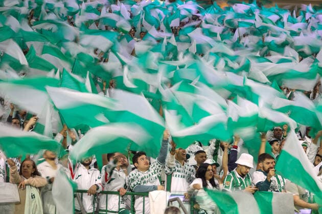 Sport Themen der Woche KW32 Sport Bilder des Tages August 10, 2022, SAO PAULO, SAO PAULO, BRAZIL: Palmeiras fans during a match against Atlo tico Mineiro valid for the quarter-finals of the Copa Libertadores da Amo rica at Allianz Parque in the south region of SoÂ£o Paulo on the night of this Wednesday, August 10, 2022. SAO PAULO BRAZIL - ZUMAv122 20220810_zap_v122_006 Copyright: xWilliamxVolcovx