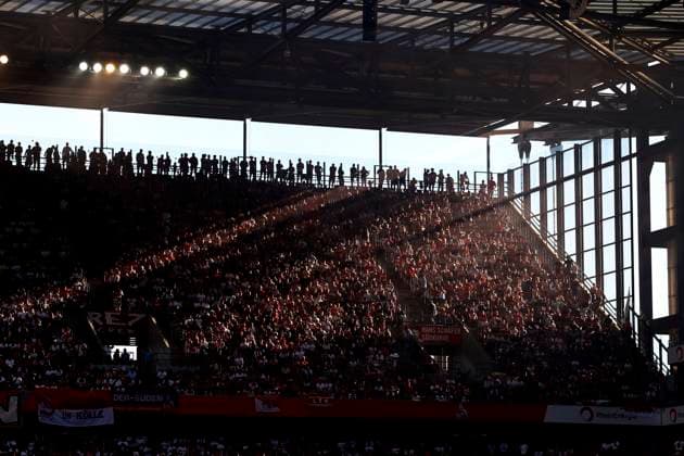 RHEINENERGIE STADION mit FANS Team 1.FC Koeln DFL Bundesliga Start Saison 2022 - 2023 Spiel 1.FC Koeln - FC Schalke 04 am 07. 08. 2022 in Koeln DFL REGULATIONS PROHIBIT ANY USE OF PHOTOGRAPHS as IMAGE SEQUENCES and or QUASI-VIDEO Copyright: xLacixPerenyix