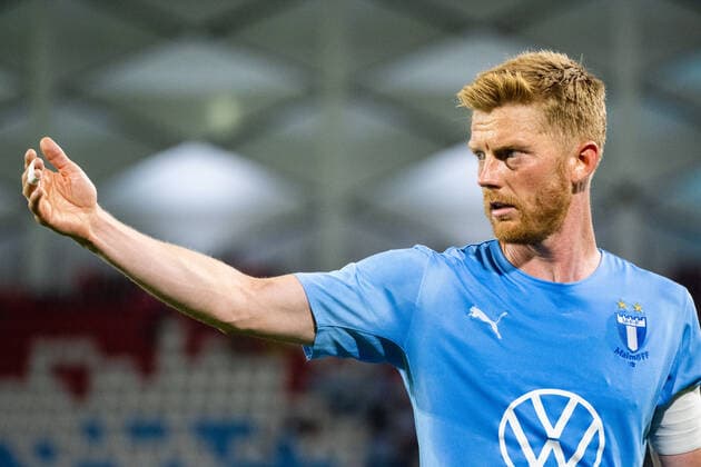 220811 Anders Christiansen of Malmö during the UEFA Europa League qualification between Diddeleng and Malmö FF on August 11, 2022 in Luxembourg. Photo: Daniel Stiller BILDBYRAN kod DS DS0267 fotboll football soccer fotball uefa europa league diddeleng malmö ff bbeng Copyright: DANIELxSTILLER BB220811DS056