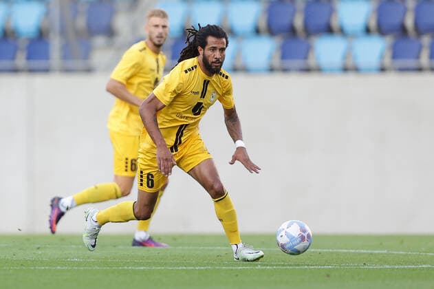 Nelito da Cruz - Vova (Düdelingen 6) 11.08.2022 Fussball Europa League Qualifikation, 3. Runde, Rückspiel, Saison 2022-2023 11.08.2022 F91 Düdelingen (LUX) - Malmö FF (SWE) (Dudelange - Malmo) Stade de Luxembourg, Luxemburg