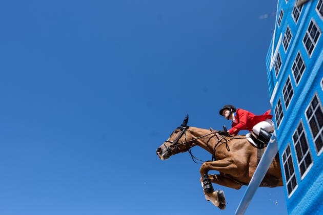 Sport Bilder des Tages 220811 McLain Ward of USA with horse Contagious competes during the Team and Individual Jumping on day 8 of the FEI European Championship, EM, Europameisterschaft on August 11, 2022 in Herning. Photo: Emma Wallskog BILDBYRAN COP 320 EW0075 ridsport equestrian fei european championship day 8 jumping bbeng Copyright: EMMAxWALLSKOG BB220811BB157