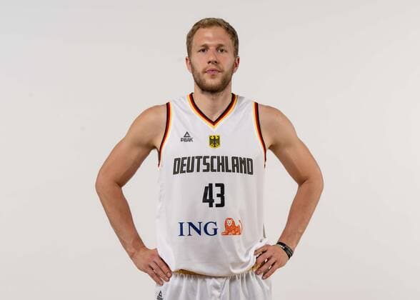 EuroBasket 2022, DBB - Kader Basketball Köln 08.08.2022 Deutsche Basketball Nationalmannschaft Herren Männer Kader für die Eurobasket 2022 Europameisterschaft Christian Sengfelder (Deutschland, No.43)