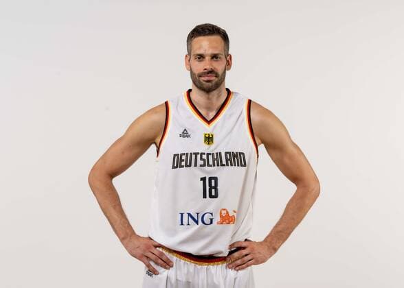 EuroBasket 2022, DBB - Kader Basketball Köln 08.08.2022 Deutsche Basketball Nationalmannschaft Herren Männer Kader für die Eurobasket 2022 Europameisterschaft Jonas Wohlfarth-Bottermann (Deutschland, No.18)