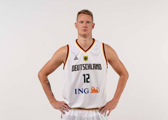 Basketball Köln 08.08.2022 Deutsche Basketball Nationalmannschaft Herren Männer Kader für die Eurobasket 2022 Europameisterschaft Robin Benzing (Deutschland, No.12)