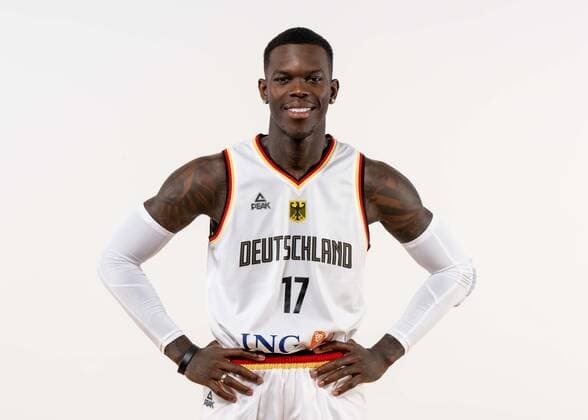 EuroBasket 2022, DBB - Kader Basketball Köln 08.08.2022 Deutsche Basketball Nationalmannschaft Herren Männer Kader für die Eurobasket 2022 Europameisterschaft Dennis Schröder Schroeder (Deutschland, No.17) Schröder Schroder