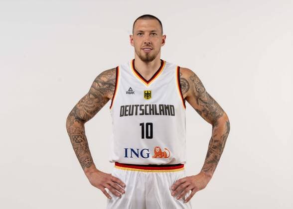 EuroBasket 2022, DBB - Kader Basketball Köln 08.08.2022 Deutsche Basketball Nationalmannschaft Herren Männer Kader für die Eurobasket 2022 Europameisterschaft Daniel Theis (Deutschland, No.10)