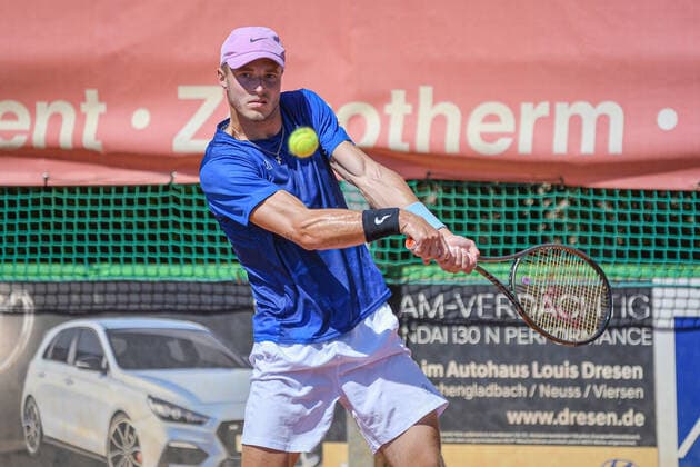 Rudolf Molleker GER (TC Bredeney 1) 12.08.2022 ¢ Tennis Bundesliga ¢ Badwerk Gladbacher HTC 1 vs TC Bredeney 1