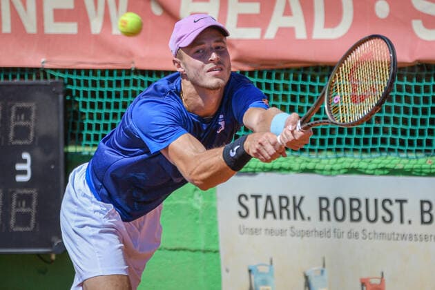 Rudolf Molleker GER (TC Bredeney 1) 12.08.2022 ¢ Tennis Bundesliga ¢ Badwerk Gladbacher HTC 1 vs TC Bredeney 1