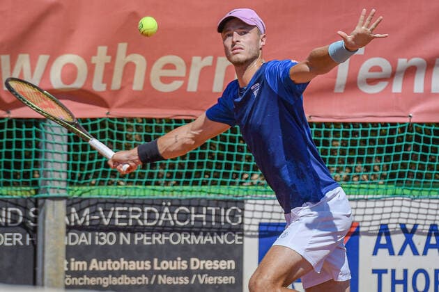 Rudolf Molleker GER (TC Bredeney 1) 12.08.2022 ¢ Tennis Bundesliga ¢ Badwerk Gladbacher HTC 1 vs TC Bredeney 1