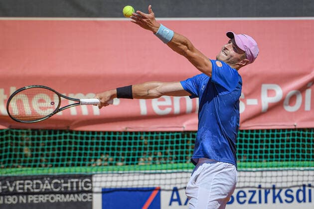 Rudolf Molleker GER (TC Bredeney 1) 12.08.2022 ¢ Tennis Bundesliga ¢ Badwerk Gladbacher HTC 1 vs TC Bredeney 1