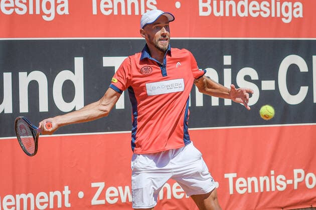 Lukas Rosol (CZE) (Badwerk Gladbacher HTC 1) 12.08.2022 ¢ Tennis Bundesliga ¢ Badwerk Gladbacher HTC 1 vs TC Bredeney 1