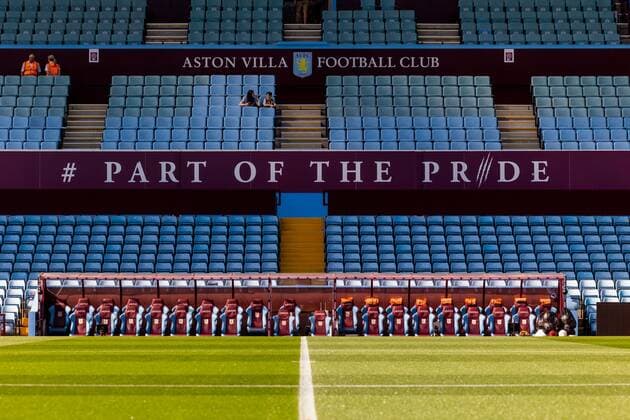Sport Themen der Woche KW32 Mandatory Credit: Photo by Matt West Shutterstock (13079005b) General view of Villa Park Stadium during the Premier League match between Aston Villa and Everton at Villa Park Stadium on Saturday 13th August 2022 Aston Villa v Everton, Premier League, Football, Villa Park, Birmingham, UK - 13 Aug 2022 EDITORIAL USE ONLY No use with unauthorised audio, video, data, fixture lists, club league logos or live services. Online in-match use limited to 120 images, no video emulation. No use in betting, games or single club league player publications. Aston Villa v Everton, Premier League, Football, Villa Park, Birmingham, UK - 13 Aug 2022 EDITORIAL USE ONLY No use with unauthorised audio, video, data, fixture lists, club league logos or live services. Online in-match use limited to 120 images, no video emulation. No use in betting, games or single club league player publications.  Copyright: xMattxWest Shutterstockx 13079005b