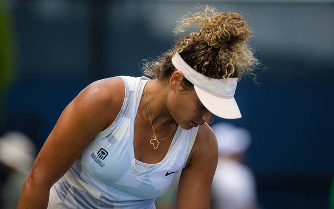 August 13, 2022, CINCINNATI, UNITED STATES: Mayar Sherif of Egypt during practice ahead of the 2022 Western & Southern Open WTA, Tennis Damen 1000 tennis tournament CINCINNATI UNITED STATES - ZUMAa181 20220813_zaa_a181_015 Copyright: xRobxPrangex