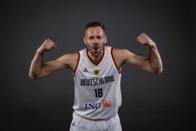 EuroBasket 2022, DBB - Kader Basketball Köln 08.08.2022 Deutsche Basketball Nationalmannschaft Herren Männer Kader für die Eurobasket 2022 Jonas Wohlfarth-Bottermann (Deutschland, No.18)