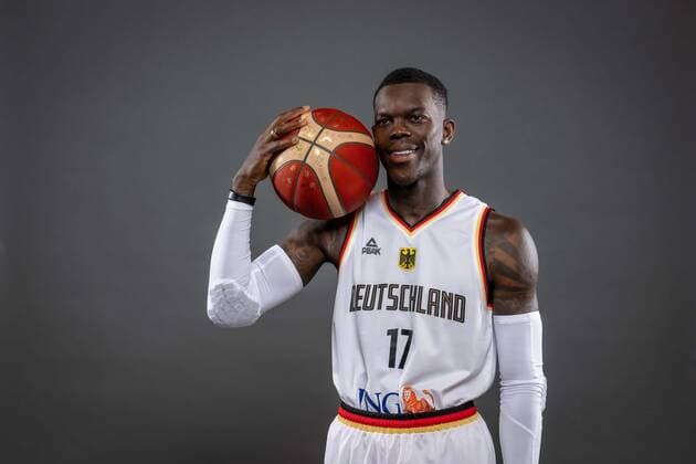 Basketball Köln 08.08.2022 Deutsche Basketball Nationalmannschaft Herren Männer Kader für die Eurobasket 2022 Dennis Schröder Schroeder (Deutschland, No.17) Schröder Schroder