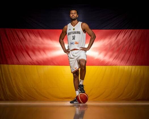 EuroBasket 2022, DBB - Kader Basketball Köln 08.08.2022 Deutsche Basketball Nationalmannschaft Herren Männer Kader für die Eurobasket 2022 Europameisterschaft Johannes Thiemann (Deutschland, No.32)