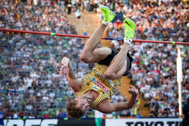 Sport Themen der Woche KW33 Sport Bilder des Tages European Championships Munich22; Leichtathletik, 16.08.2022 Mateusz Przybylko (GER) - European Championships Munich22 am 16.08.22 im Olympiastadion in Muenchen, Deutschland. *** European Championships Munich22 Athletics, 16 08 2022 Mateusz Przybylko GER European Championships Munich22 on 16 08 22 at the Olympiastadion in Munich, Germany Copyright: xBEAUTIFULxSPORTS AxelxKohringx