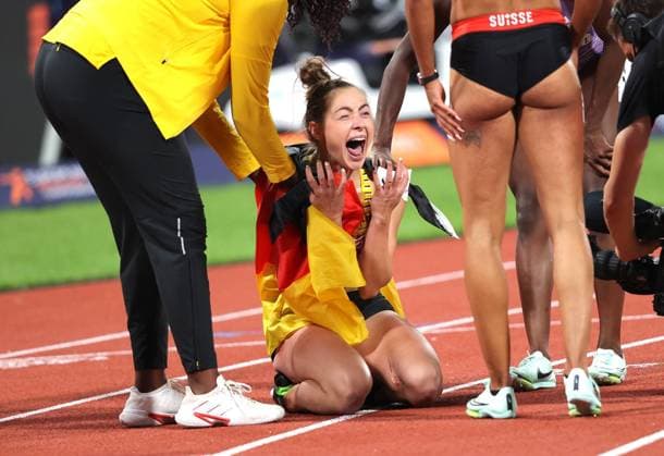 Bilder des Jahres 2022, Sport 08 August Sport Themen der Woche KW33 Sport Bilder des Tages Gina LÜCKENKEMPER, 1.Platz 1st place, Siegerin winner. Leichtathletik, 16.08.2022. European Championships Munich 2022 in Muenchen, O L Y M P I A S T A D I O N, Deutschland. Quelle Copyright Credit : Oryk HAIST *** Gina LÜCKENKEMPER, 1 place 1st place, winner winner athletics, 16 08 2022 European Championships Munich 2022 in Munich, O L Y M P I A S T A D I O N, Germany Source Copyright Credit Oryk HAIST xx