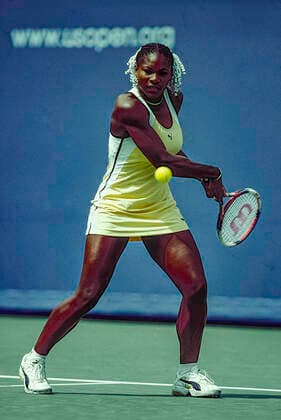 TENNIS Serena Williams 1999 US Open Serena Willaim wins her first Grand Slam Tennis at the 1999 US Open. New Yrok Billie Jean King National Tennis NY United States Copyright: xChrisxTrotman Duomo PCNx TNUS72_99014