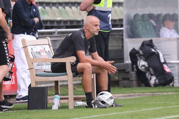 Fussball I Herren I Saison 2022 23 I Regionalliga Nord I 4. Spieltag I VfB Lübeck - Hannover 96 II I 17.08.2022 Lars Hopp (Co-Trainer, VfB Lübeck) Lübeck Lohmühle Deutschland Copyright: xLobeca MichaelxRaaschx