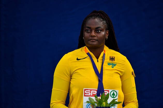 17.08.2022, xkaix, Leichtathletik European Championships, emspor, v.l. Claudine Vita gewinnt Bronze