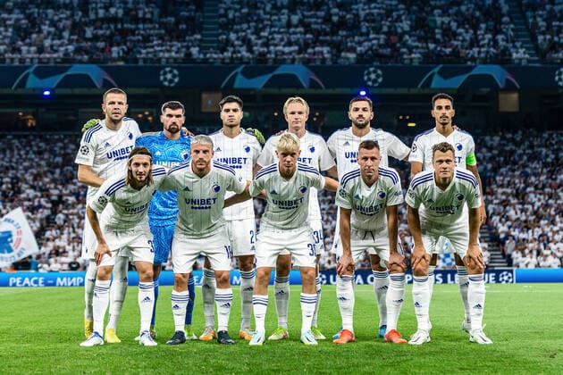 FC Copenhagen v Trabzonspor, UEFA Champions League qualification football, Copenhagen, Denmark Copenhagen, Denmark. 16th, August 2022. The starting-11 of FC Copenhagen for the UEFA Champions League qualification match between FC Copenhagen and Trabzonspor at Parken in Copenhagen. Copenhagen Denmark  Copyright: xGonzalesxPhoto DejanxObretkovicx