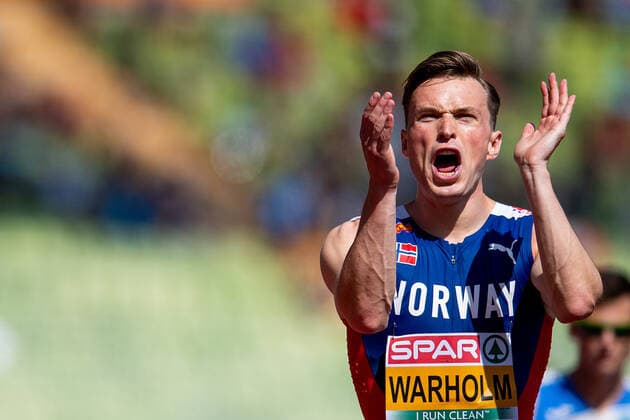 Sport Themen der Woche KW33 Sport Bilder des Tages 220818 Karsten Warholm of Norway competes in men?s 400 meter hurdles qualification during day 8 of the European Championships on August 18, 2022 in Munich. Photo: Vegard Grott BILDBYRAN kod VG VG0337 friidrott athletics friidrett europamästerskap em em 2022 european championships munich 2022 munchen-em day 8 bbeng *** 220818 Karsten Warholm of Norway competes in men?s 400 meter hurdles qualification during day 8 of the European Championships on August 18, 2022 in Munich Photo Vegard Grott BILDBYRAN code VG VG0337 athletics athletics athletics European Championships em em 2022 european championships munich 2022 munchen em day 8 bbeng,  Copyright: VEGARDxGRoTT BB220818VG033