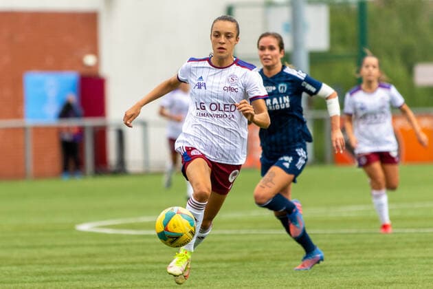 18.08.2022, Glasgow, Petershill Park, UEFA Women s Champions League: Paris FC - Servette FCCF, Natalia Padilla (Servette 19) during the UEFA Women s Champions League football match between Paris FC and Servette Chenois at Petershill Park in Glasgow, Scotland Glasgow Petershill Park Scotland United Kingdom Copyright: xJustPictures.ch RichardxCallisx