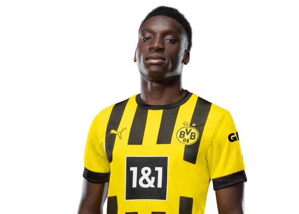 Abdoulaye Kamera; Borussia Dortmund; 1.BL, Porträttermin 2022 2023, Foto: BVB Simoes via TEAM2sportphoto Portraets Borussia Dortmund 2022_2023