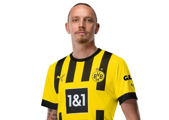 Marius Wolf; Borussia Dortmund; 1.BL, Porträttermin 2022 2023, Foto: BVB Simoes via TEAM2sportphoto Portraets Borussia Dortmund 2022_2023