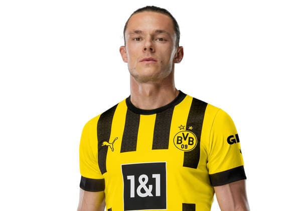 Nico Schulz; Borussia Dortmund; 1.BL, Porträttermin 2022 2023, Foto: BVB Simoes via TEAM2sportphoto Portraets Borussia Dortmund 2022_2023
