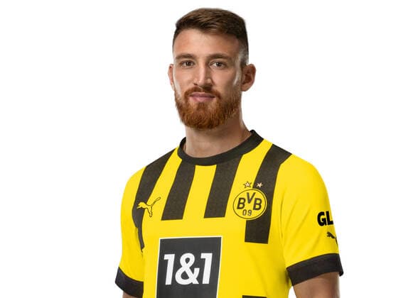 Salih Oezcan; Borussia Dortmund; 1.BL, Porträttermin 2022 2023, Foto: BVB Simoes via TEAM2sportphoto Portraets Borussia Dortmund 2022_2023