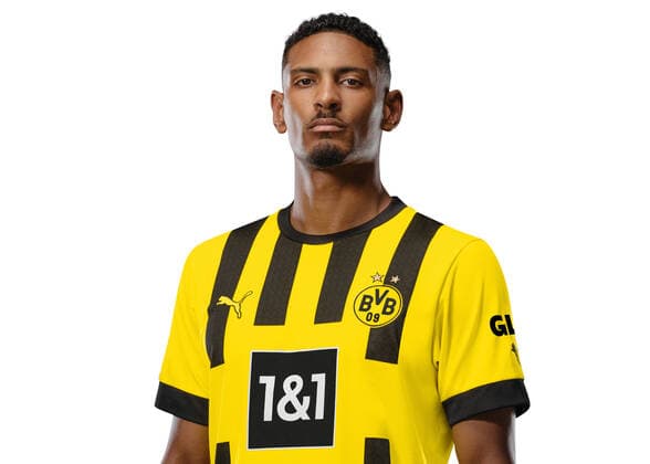 Sebastien Haller; Borussia Dortmund; 1.BL, Porträttermin 2022 2023, Foto: BVB Simoes via TEAM2sportphoto Portraets Borussia Dortmund 2022_2023