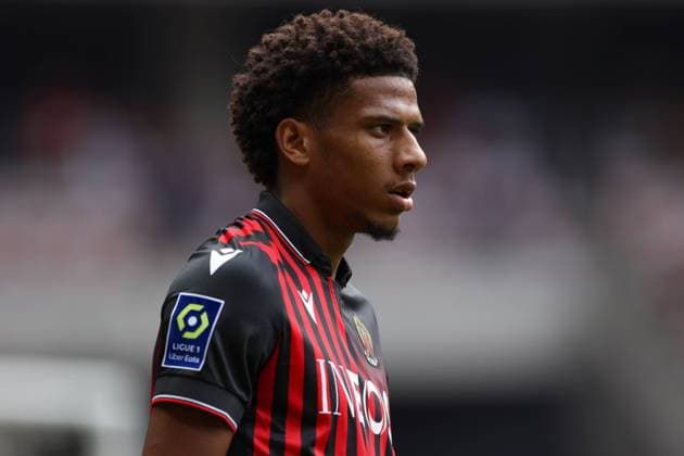 Nice, France, 14th August 2022. Jean-Clair Todibo of OGC Nice looks on during the Uber Eats Ligue 1 match at Allianz Riviera Stadium, Nice. Picture credit should read: Jonathan Moscrop Sportimage EDITORIAL USE ONLY. No use with unauthorised audio, video, data, fixture lists, club league logos or live services. Online in-match use limited to 120 images, no video emulation. No use in betting, games or single club league player publications. SPI-1786-0067