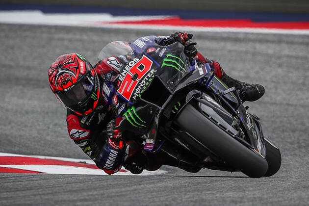 MOTORSPORTS - MotoGP, GP of Austria 2022 SPIELBERG,AUSTRIA,19.AUG.22 - MOTORSPORTS - MotoGP, Grand Prix of Austria, Red Bull Ring, free practice. Image shows Fabio Quartararo (FRA Monster Energy Yamaha MotoGP).  GEPAxpictures xManfredxBinder