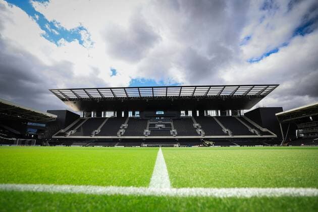 Mandatory Credit: Photo by Simon Dael Shutterstock (13132007c) General view of the new Riverside stand Fulham v Brentford, Premier League, Football, Craven Cottage, London, UK - 20 Aug 2022 EDITORIAL USE ONLY No use with unauthorised audio, video, data, fixture lists, club league logos or live services. Online in-match use limited to 120 images, no video emulation. No use in betting, games or single club league player publications. Fulham v Brentford, Premier League, Football, Craven Cottage, London, UK - 20 Aug 2022 EDITORIAL USE ONLY No use with unauthorised audio, video, data, fixture lists, club league logos or live services. Online in-match use limited to 120 images, no video emulation. No use in betting, games or single club league player publications. Copyright: xSimonxDael Shutterstockx 13132007c